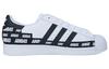 Men's Sneakers Adidas Superstar 'Wordmark Heel Stripe - White Black'