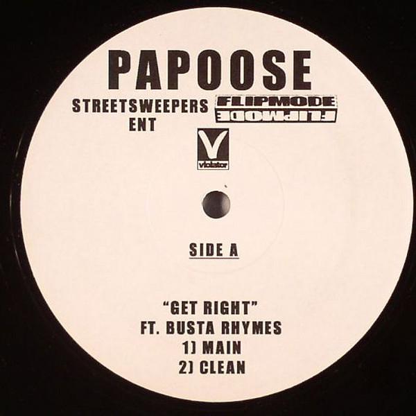 12-дюймовая пластинка PAPOOSE - Get Right NONE Streetsweepers 2006 US Rap & Hip-Hop/R&B Б/у