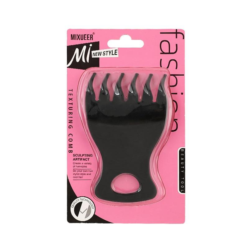 2Pcs Men'S Hair Comb Professional Hairdressing Barber Wide Teeth Hairbrush Oil Fork Comb Salon Accessories