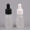 10ml Frosted Glass Essential Oil Bottle with White Dropper - Travel Size