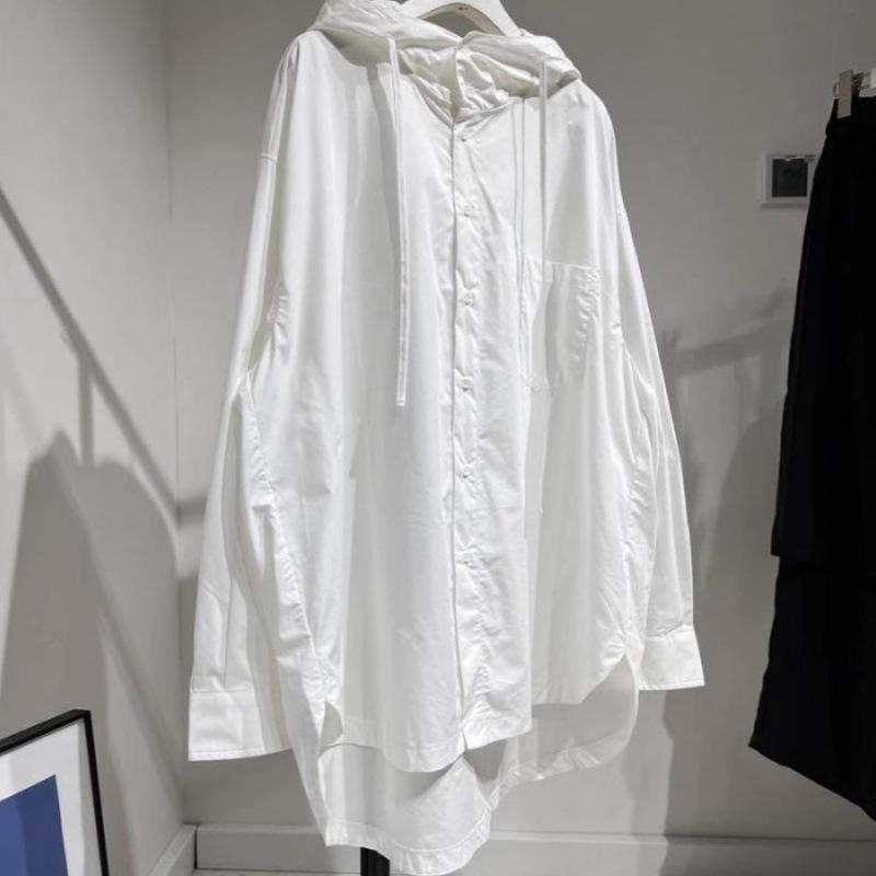 Женские топы, свободные блузки, женская одежда, Blusas Mujer De Moda, рубашки с капюшоном и длинным рукавом, повседневная мода, белая блузка