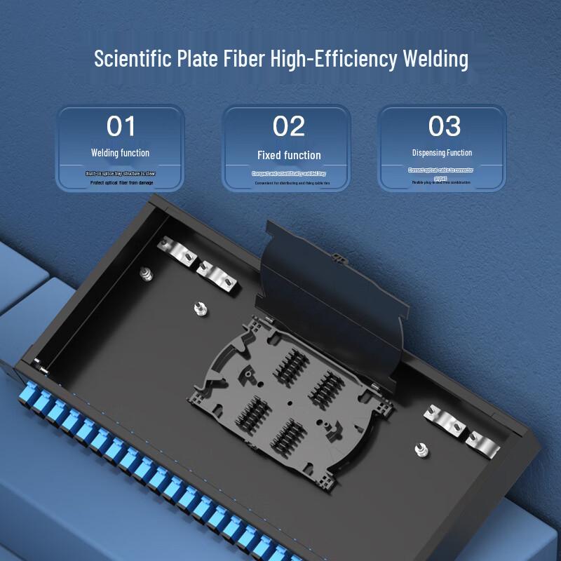 Zhongke Optoelectronics 24-Port Rack-Mount Fiber Optic Terminal Box