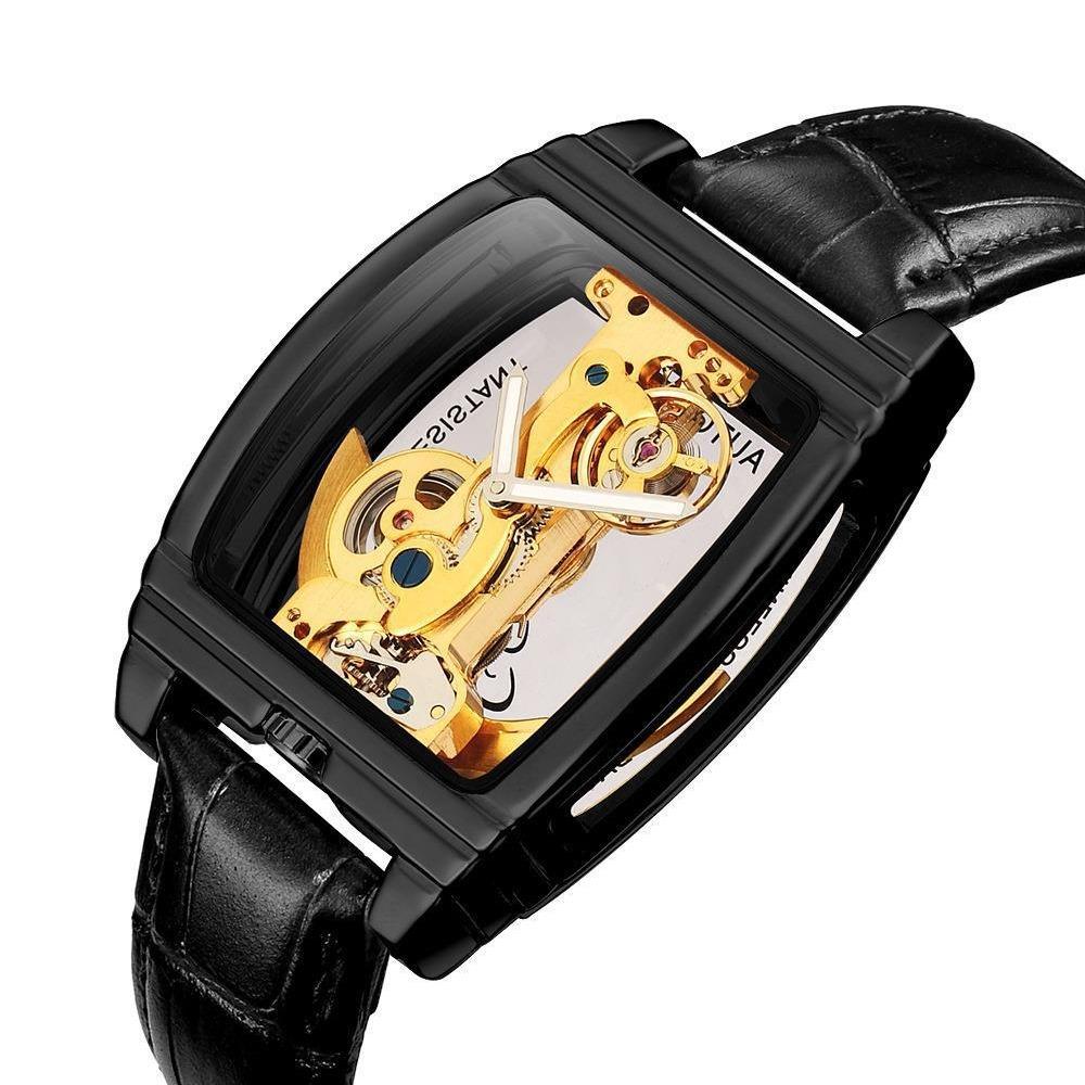 Мужские часы Hollow Trend Fashion, полностью автоматические механические часы, новый стиль