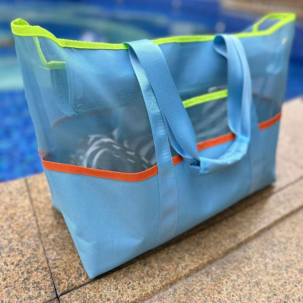 Large Capacity Toiletry Organizer Storage Bag Portable Swimming Handbag Outdoor