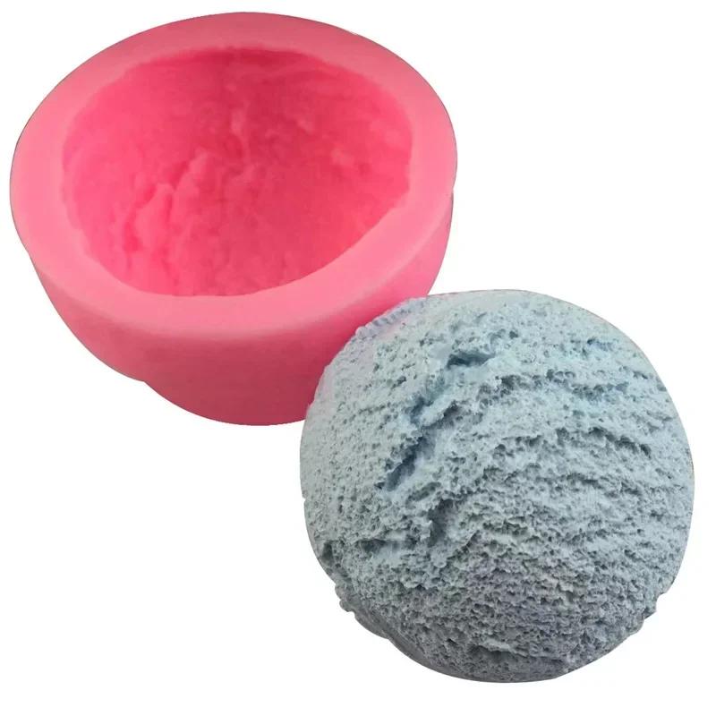 Силиконовые формы для выпечки, Форма для ароматерапевтической свечи, Моделирование симуляции мороженого, Силиконовая форма для шариков мороженого