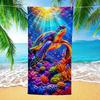 1pc Beach Turtle Animal Towel Beach Towel Quick Dry Absorbent Bath Towel For Swimming Gym Camping Outdoor Sunbathing