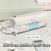 Large Capacity Pencil Pouch Sweet Lace Ruffle Stationery Storage Bag INS Pen Bag  Back To School