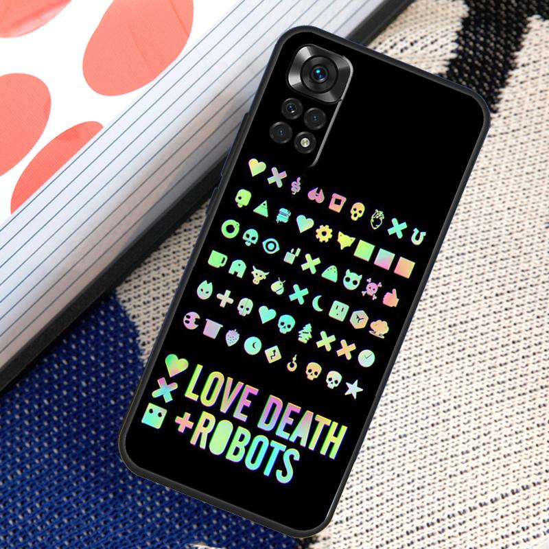 Чехол Love Death and Robots для Xiaomi Redmi Note 8 9 10 11 12 Pro 8T 9S 10S 11S Redmi 12C 9C 9T 10A 10C Cover