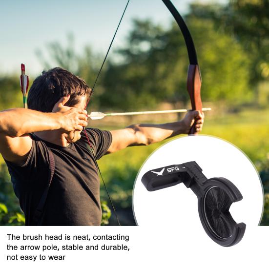 Щеточная полочка для стрелы Блочный Рекурсивный лук Усы Подставка для стрелы для стрельбы из лука Охота Стрельба