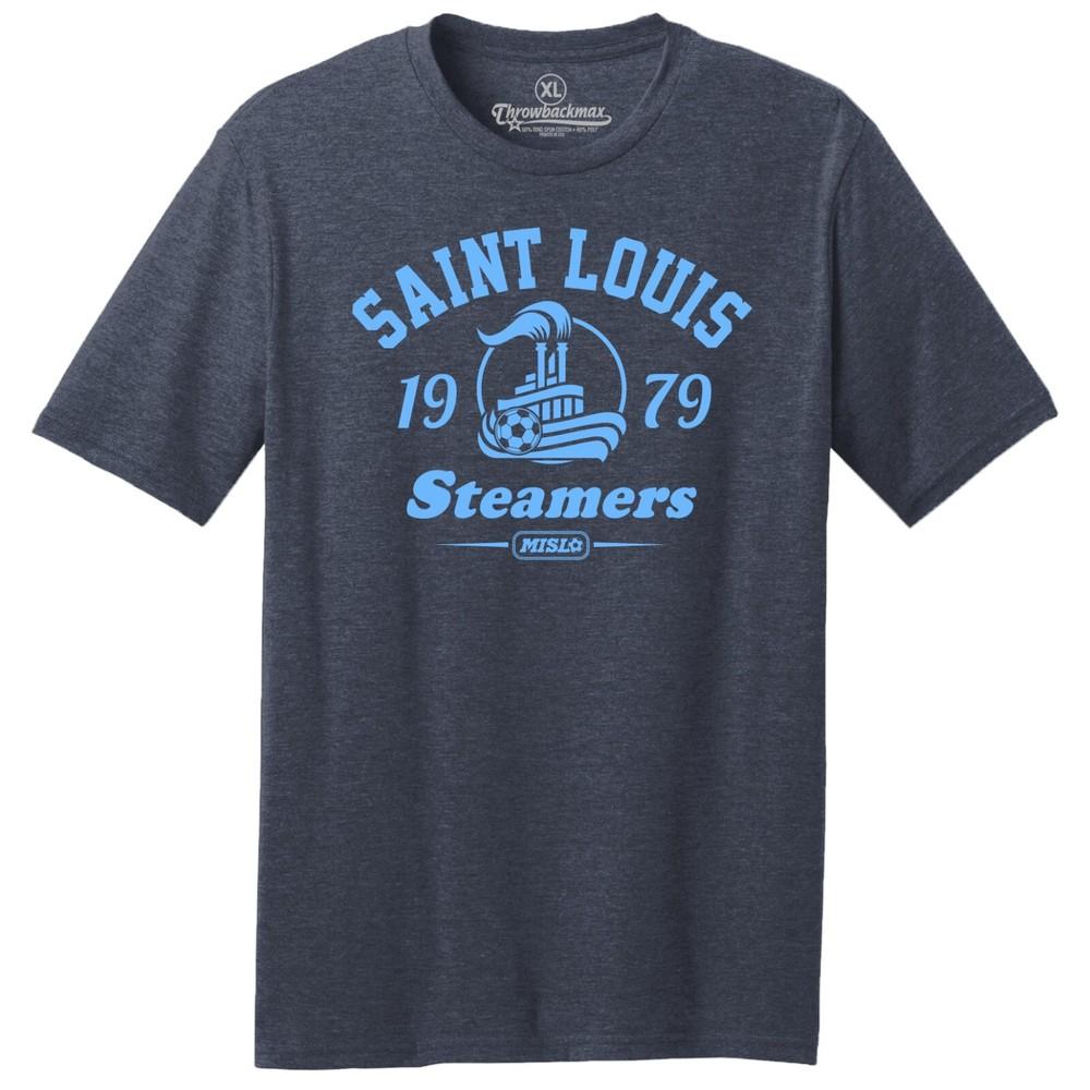St. Louis Steamers 1979 Logo MISL Soccer TRI-BLEND Classic Cut Tee Shirt Unisex T-Shirt