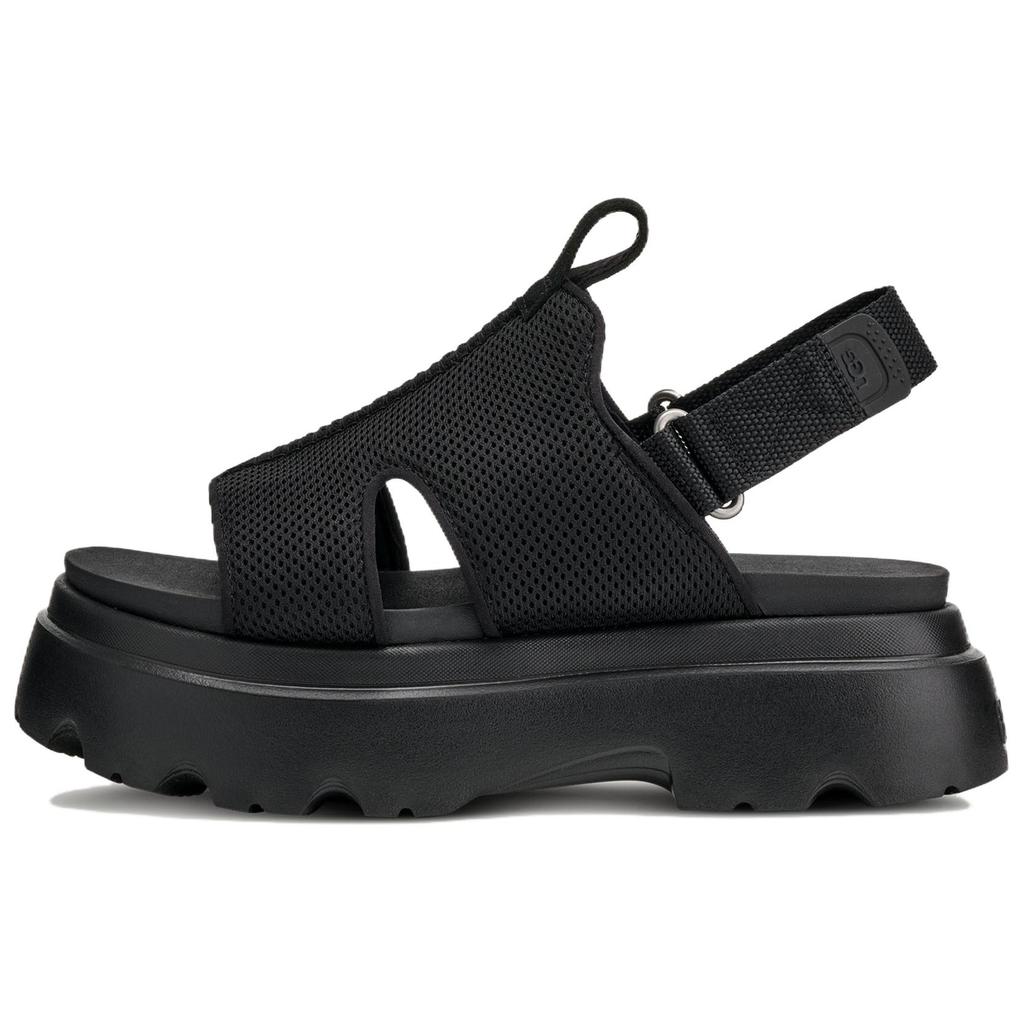 UGG Brisbane Fabric Casual Comfortable Slide Sandals 5.7Cm Women Sandals Black 1167470-BLK