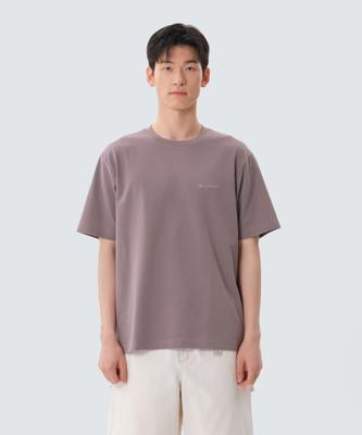 SNOWPEAK APPAREL Базовая футболка с коротким рукавом Sorona (S25Mmfts04) Пыльный фиолетовый