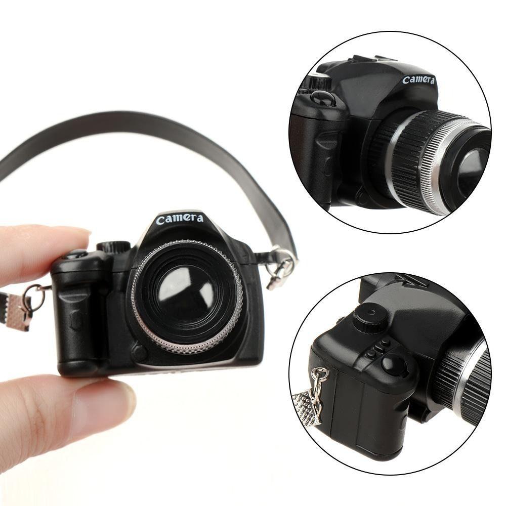 Shutter and Flash Mini Digital Camera Plastic Miniature Camera Gift Dolls Camera 1/6 1/12 Doll