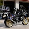 1/10 R1250 Gs Adv Литой Металлический Гоночный Мотоцикл Модель Уличный Спортивный Мотоцикл Игрушка для Детей Подарок со Звуком и Светом