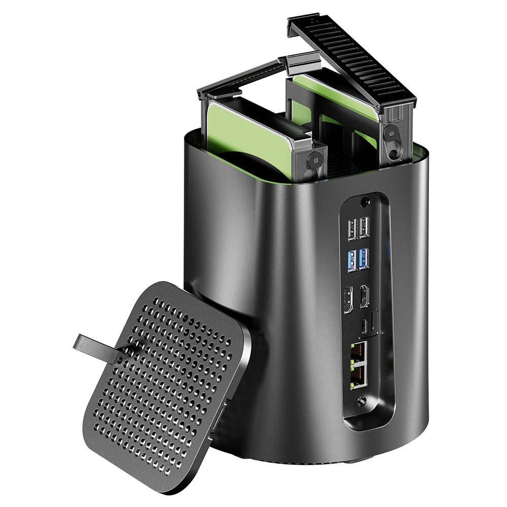 Мини-ПК AOOSTAR R7 NAS, AMD Ryzen 7 5825U 8 ядер Макс. 4,5 ГГц, 16 ГБ ОЗУ DDR4 512 ГБ SSD