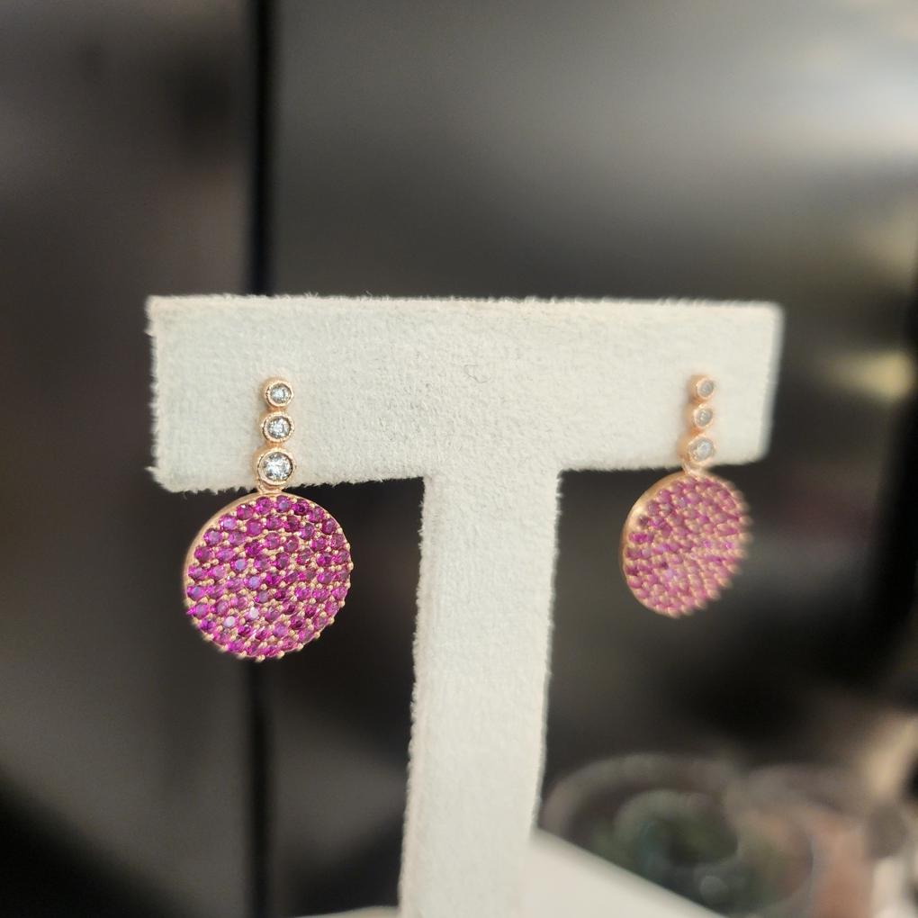 ARTRIA One Swallow Drop E Silver Needle Earrings EGSERKK0002EMF