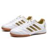 Полосатые Indoor Soccer Shoes Нескользящие На шнуровке Футзальные Тренировочные Кроссовки