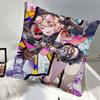 Jahoda Genshin Impact Game Pillow Case Square Pillow Bedroom Sofa Leisure Comfort Cushion Car Home Decoration