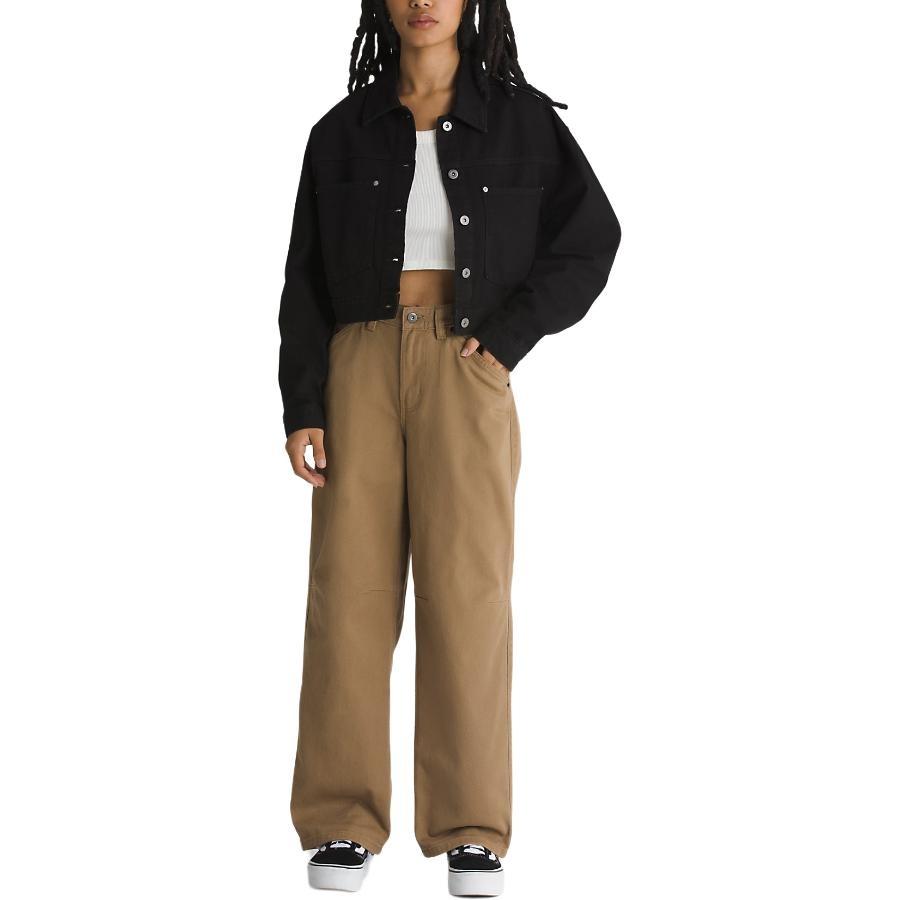 Vans Куртка-тракер Raynes Crop Куртки и пальто Женская Черный VN000G8SBLK