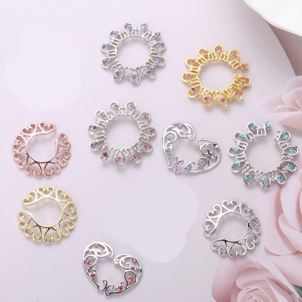 Сексуальный зажим для сосков без пирсинга Гальванопокрытие Без пирсинга Кольцо для сосков-обманка Женщина