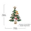 Christmas Series Brooch Snowman Christmas Tree Cat Garland Brooch Holiday Clothing Coat Accessories Women