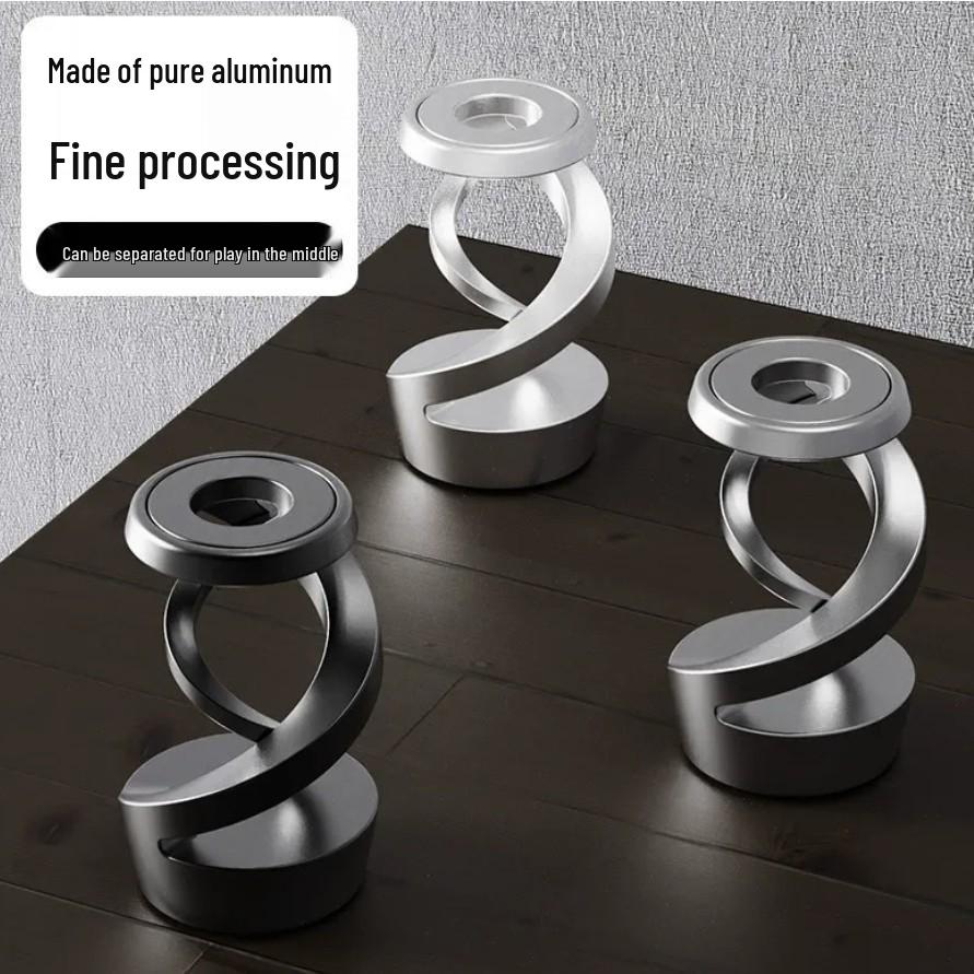 Decompression Metal Spiral Gyroscope: Hot Desktop Ornament