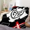 Игровое одеяло G-G2 Esports, приятное для кожи, теплое, мягкое, плюшевое, подходит для дивана, гостиной, офиса, спальни