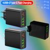 Многопортовое зарядное устройство 3,1 А с 2 портами Type-C PD + 4 USB для мобильных устройств