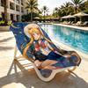 Sailor Moon Print Beach Towel Design, Soft, Lightweight. for Home Bathroom, Spa, Pool, Yoga, Surfing, Camping, Gift for Family, Friend