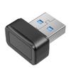 Xsdjasd USB-сканер отпечатков пальцев FIDO U2F Быстрое сопоставление Ключ безопасности Hello Защита от подделки Мини-сканер отпечатков пальцев Прочный Простота установки