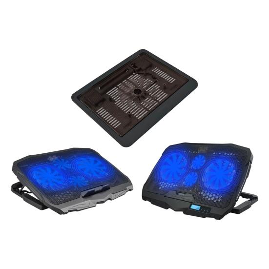 Laptop Cooling Pad with USB Ports 6 Wind Speeds Fast Heat Dissipation