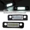Пара лампочек для номерного знака 12 В для Ford Mondeo 3528SMD 18 светодиодов водонепроницаемая ультра яркая подсветка номерного знака