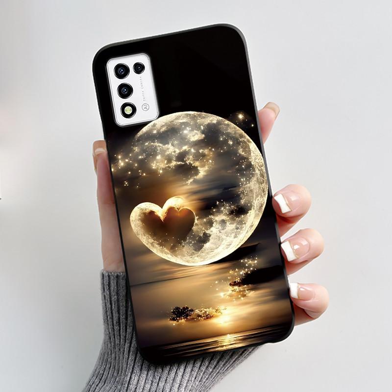 For ZTE Libero 5G III,  A202ZT Soft Silicone Black Case For ZTE Libero 5G II, A103ZT Popular Pattern Panda Shockproof Shell