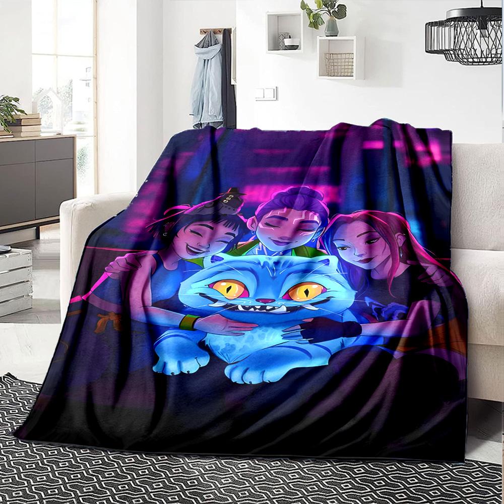 Zooey Friends Blanket Comfortable Perfect for Picnics Bed Seaside All-Season Use Modern Birthday Christmas Gift Blanket