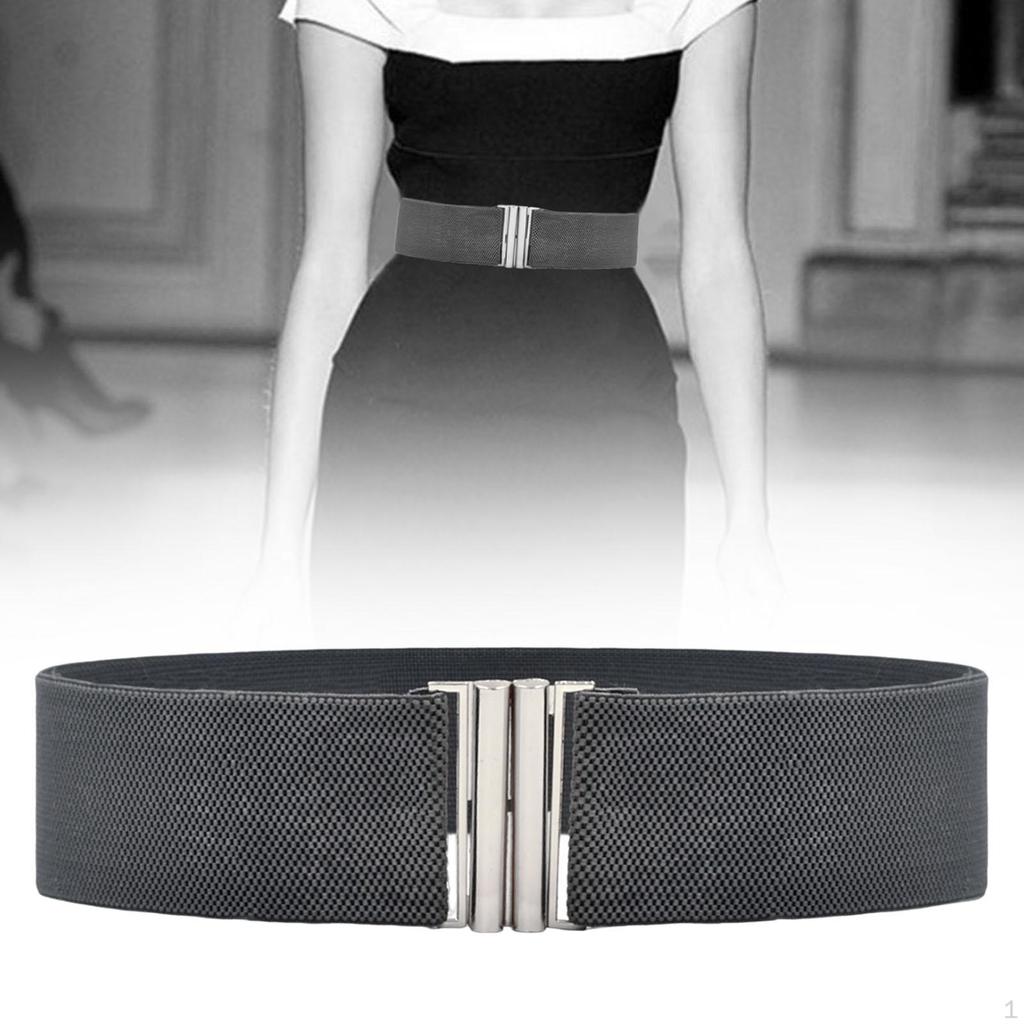 Стильный женский эластичный пояс с шикарной пряжкой