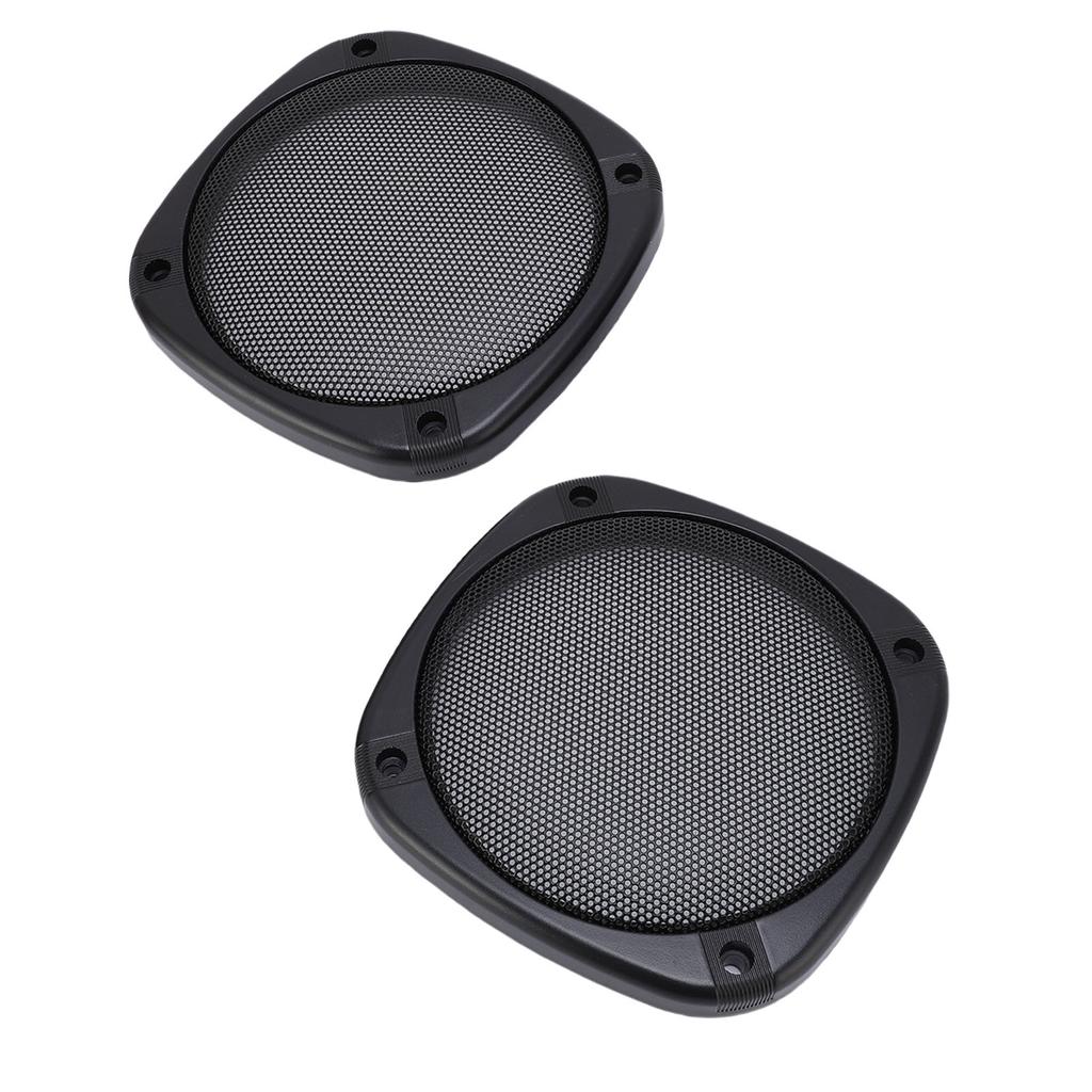 2Pcs Ceiling Speaker Grille Covers Commercial Metal Mesh Car Decorative Grills Accessory Part with 8 Mouting Screws