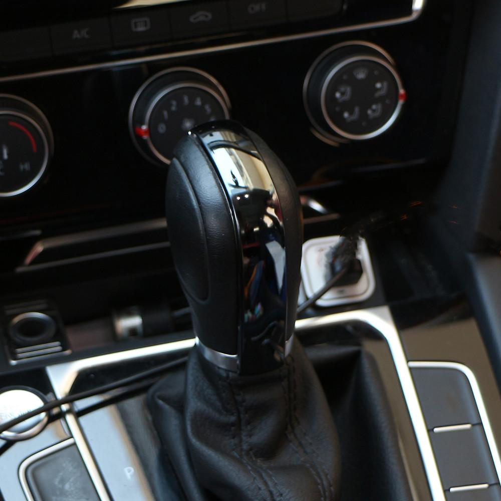 Нержавеющая сталь, автомобильная ручка переключения передач, наклейка, подходит для Volkswagen VW Golf 6 7 MK6 MK7 Tiguan Polo