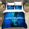 Rapper Anuel AA Printed Bedding Sets Exquisite Bed Supplies Set Duvet Cover Bed Comforter Set Bedding Set Luxury Birthday Gift