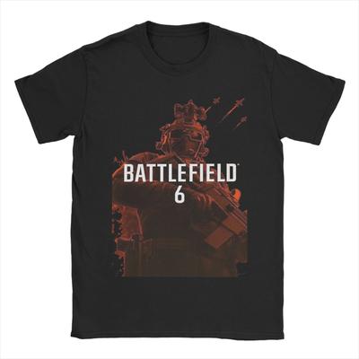 Забавные футболки с символикой Battlefield 6 (BF6) для мужчин и женщин, 100% хлопок, с графическим принтом.