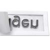 opq1 1pc 3D ABS Plastic Letter Car Rear Trunk Emblem Sticker For VW GTI Golf 7 8 Passat B6 Mk4 Tiguan Mk7 Jetta silver Auto Styling