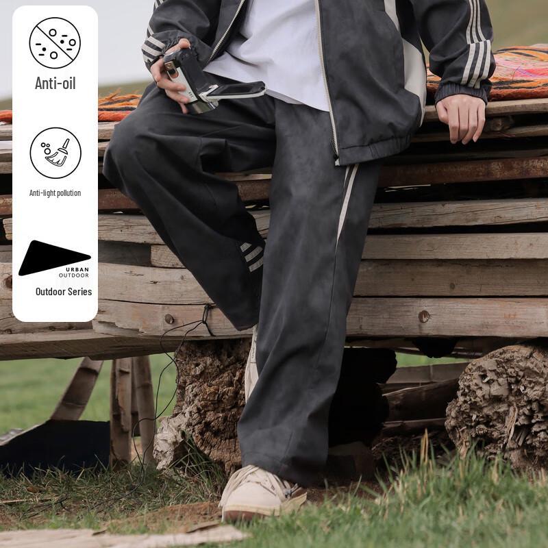 Wassup Sohot Men's Outdoor Windproof Waterproof Straight-Leg Hiking Pants