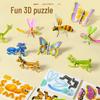 3D Insect Stereo Puzzle: Creative DIY Jigsaw Toys for Early Education