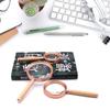 Magnifying Glass 10X 15X 20X Loupes Magnifying Lens Bamboo Handle Magnifier Handheld Multifunction Magnifier for Reading