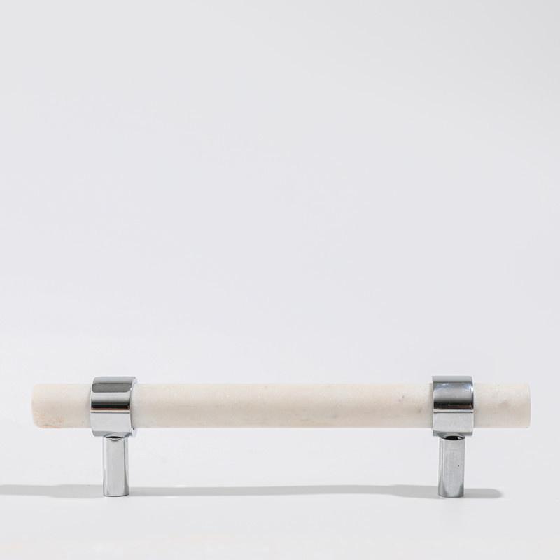 Long Bar Natural Marble Wardrobe Handle Cabinet Drawer Door Knobs Brass Furniture Handles For Kitchen Shoe Wine Cupboard Pulls