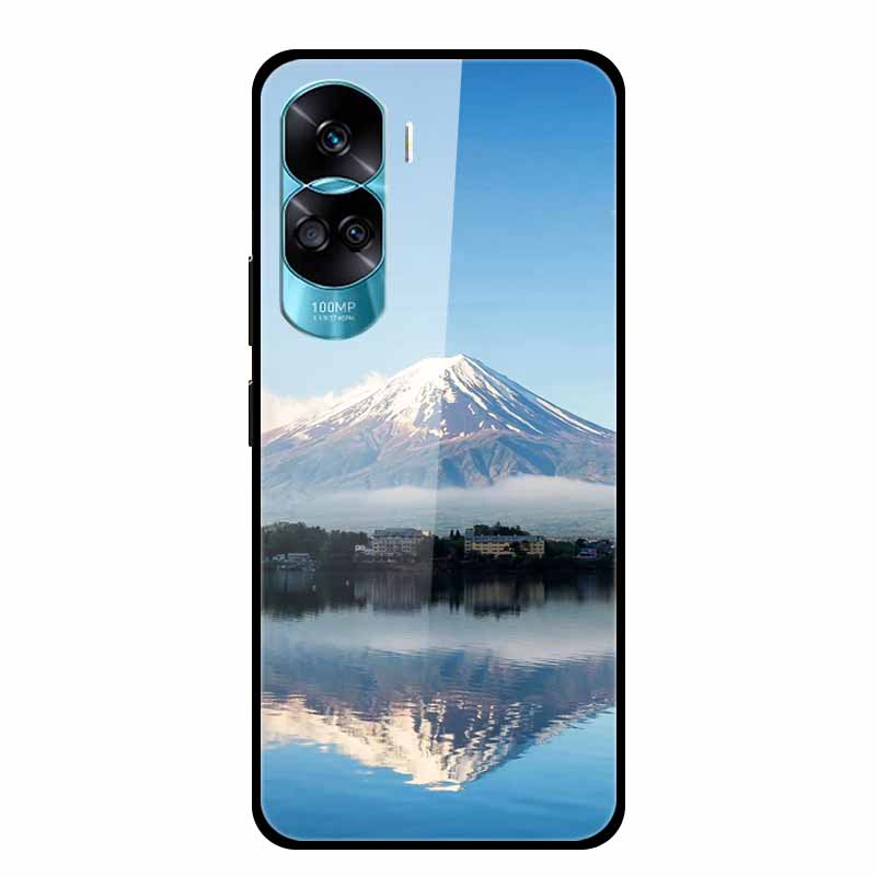 Чехол для Honor 90 Lite Honor90 Pro 5G Волк Кошки Закаленное Стекло Жесткие Чехлы для HuaWei HONOR 90 Pro 90Lite Защитный Роскошный Capa
