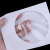 Хранение конвертов Прозрачное окно Кейс Клапан Белый Сложенный бумажный пакет 10/50 шт. 12,5 см Бумажные конверты для CD DVD-дисков