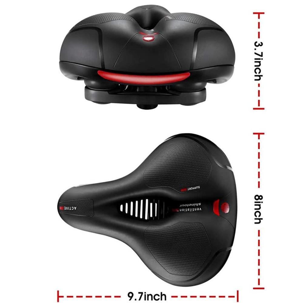 Полое дышащее велосипедное седло для мужчин и женщин, седло для шоссейного велосипеда MTB, амортизирующее удобное удобное велосипедное сиденье с большой по...