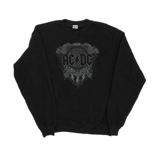 AC/DC Womens/Ladies Black Ice Sweatshirt