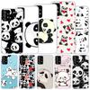 Cartoon Cute Panda Bear Soft Case For Samsung Galaxy A52 A53 A32 A22 A12 5G Phone Cover A33 A23 A13 A72 A73 A02S A03S A42 Coque