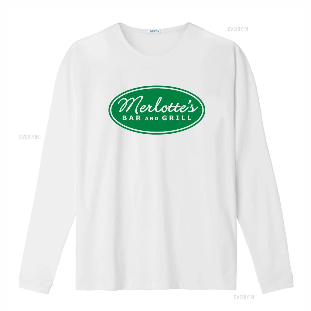 Juniors True Blood TV Show Series Merlottes Bar and Grill Print White Cosplay T Shirt vintage Washed streetwear Stretched